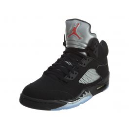 Jordan 5 Retro Black Metallic Mens Style : 845035