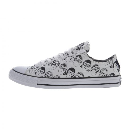 Converse Chuck Taylor All Star Ox Sneaker Unisex Style : 153845c-WHITE/BLACK