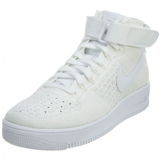 Nike Af1 Ultra Flyknit Mid White/White-102