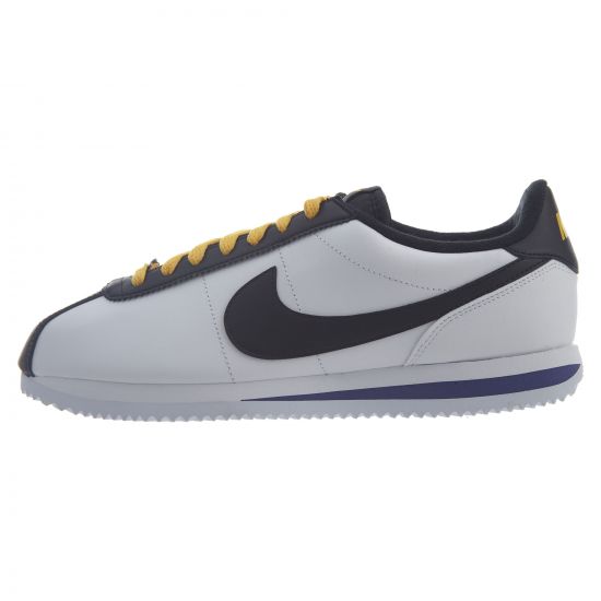 nike cortez purple and yellow