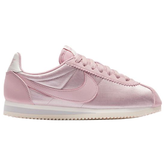 nike cortez trainers in pink nylon