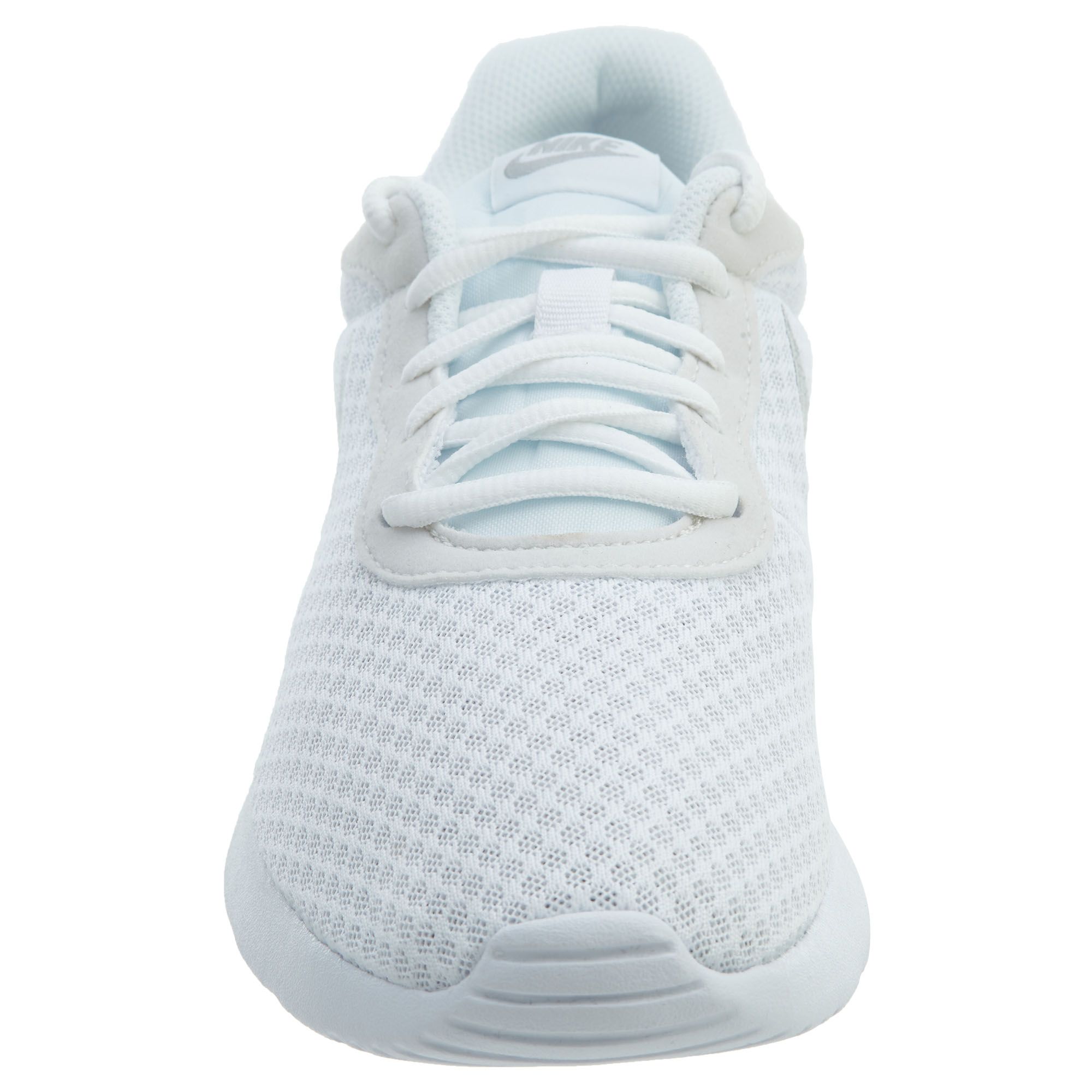 nike tanjun white silver