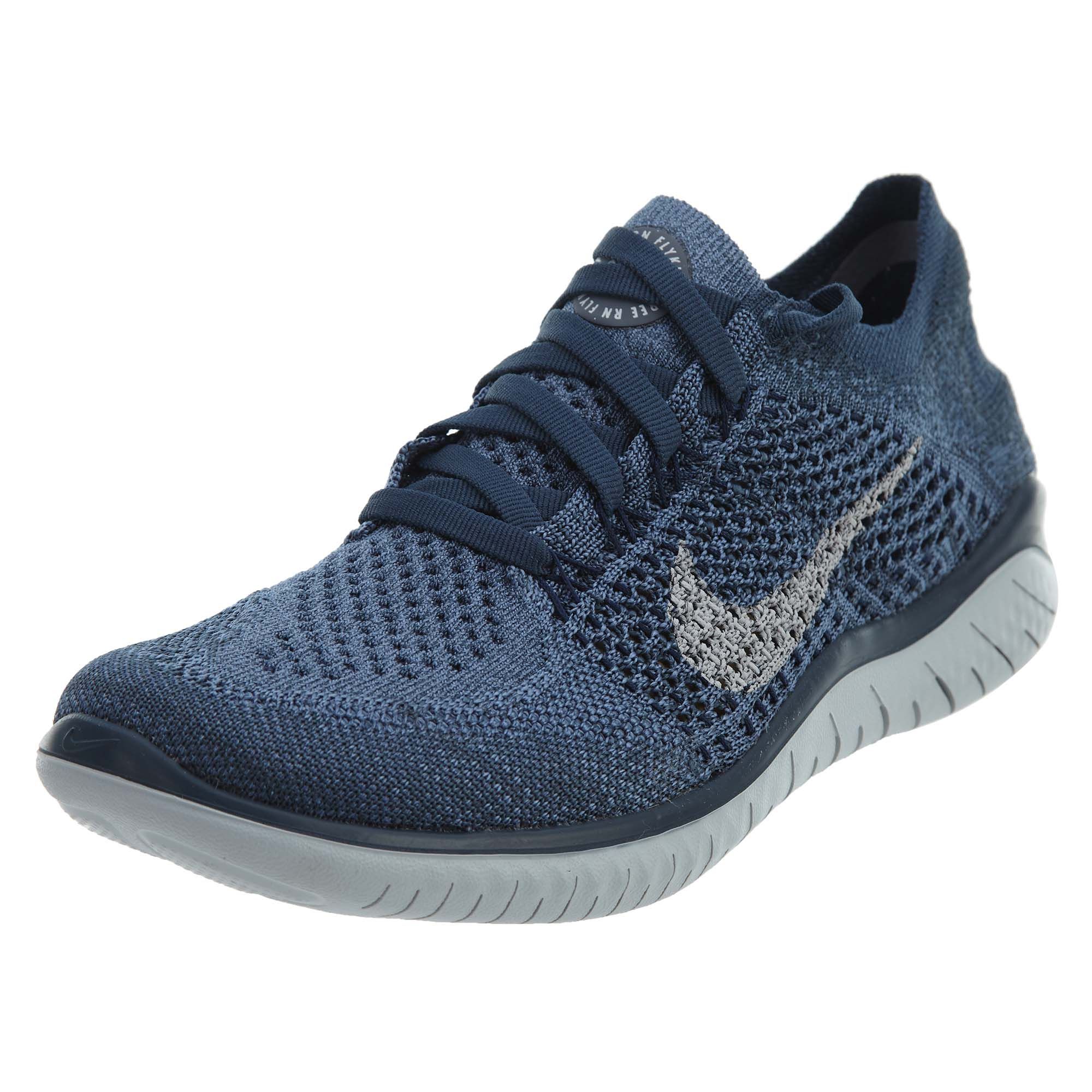 nike free rn flyknit 2018 women's blue