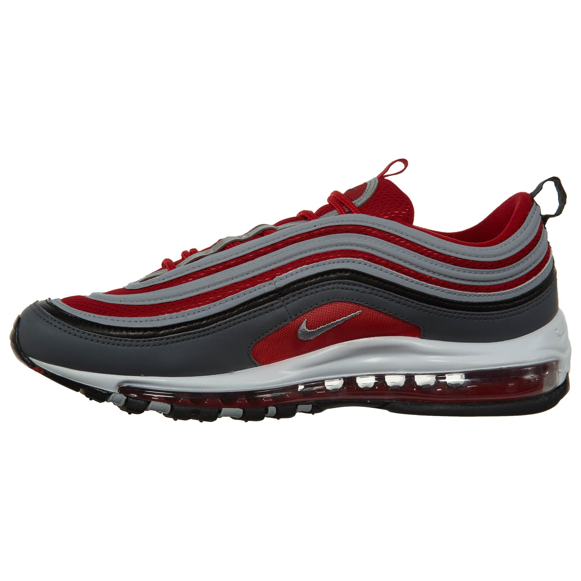 air max 97 dark grey gym red