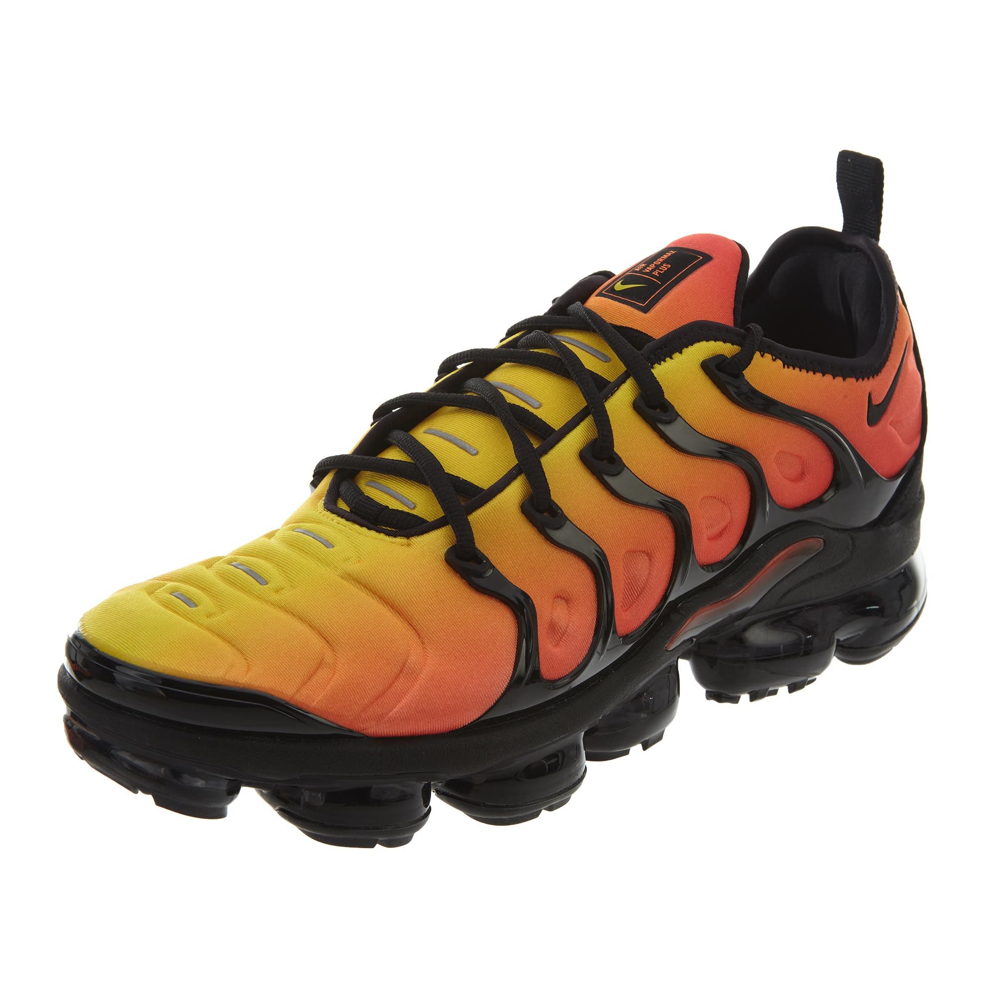 nike air vapormax plus black orange crimson