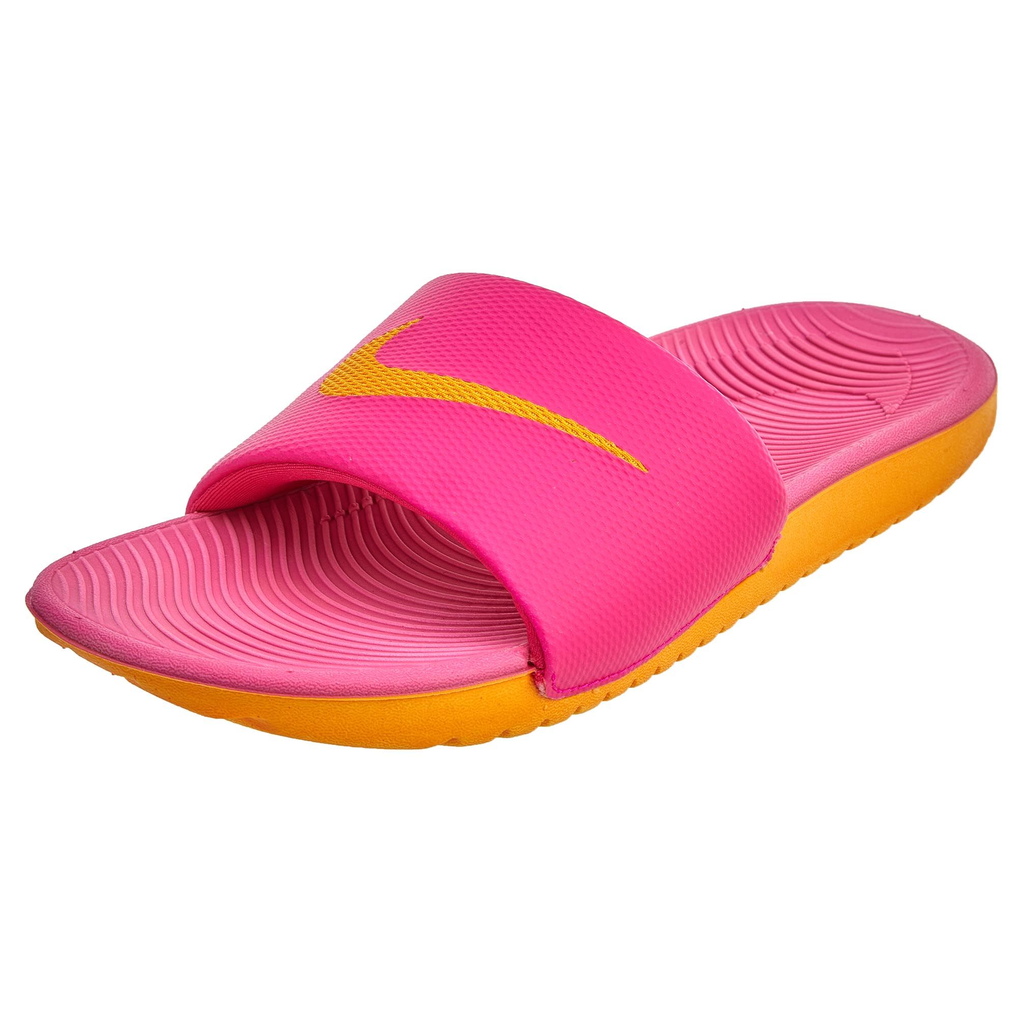 nike kawa slide women's pink