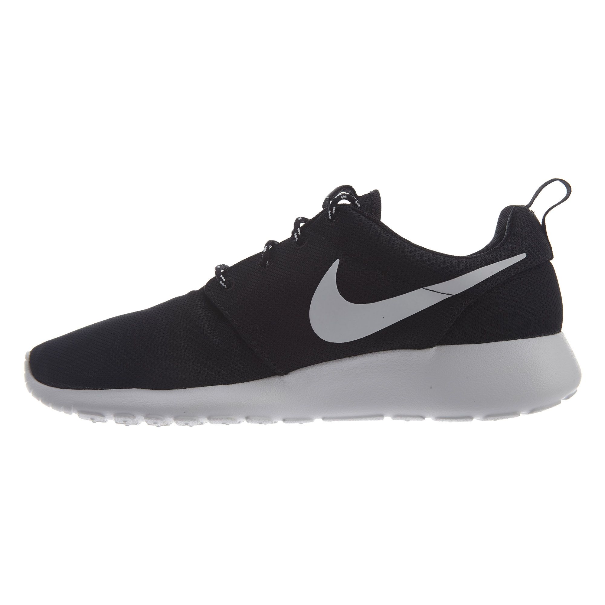 nike roshe run slip on black