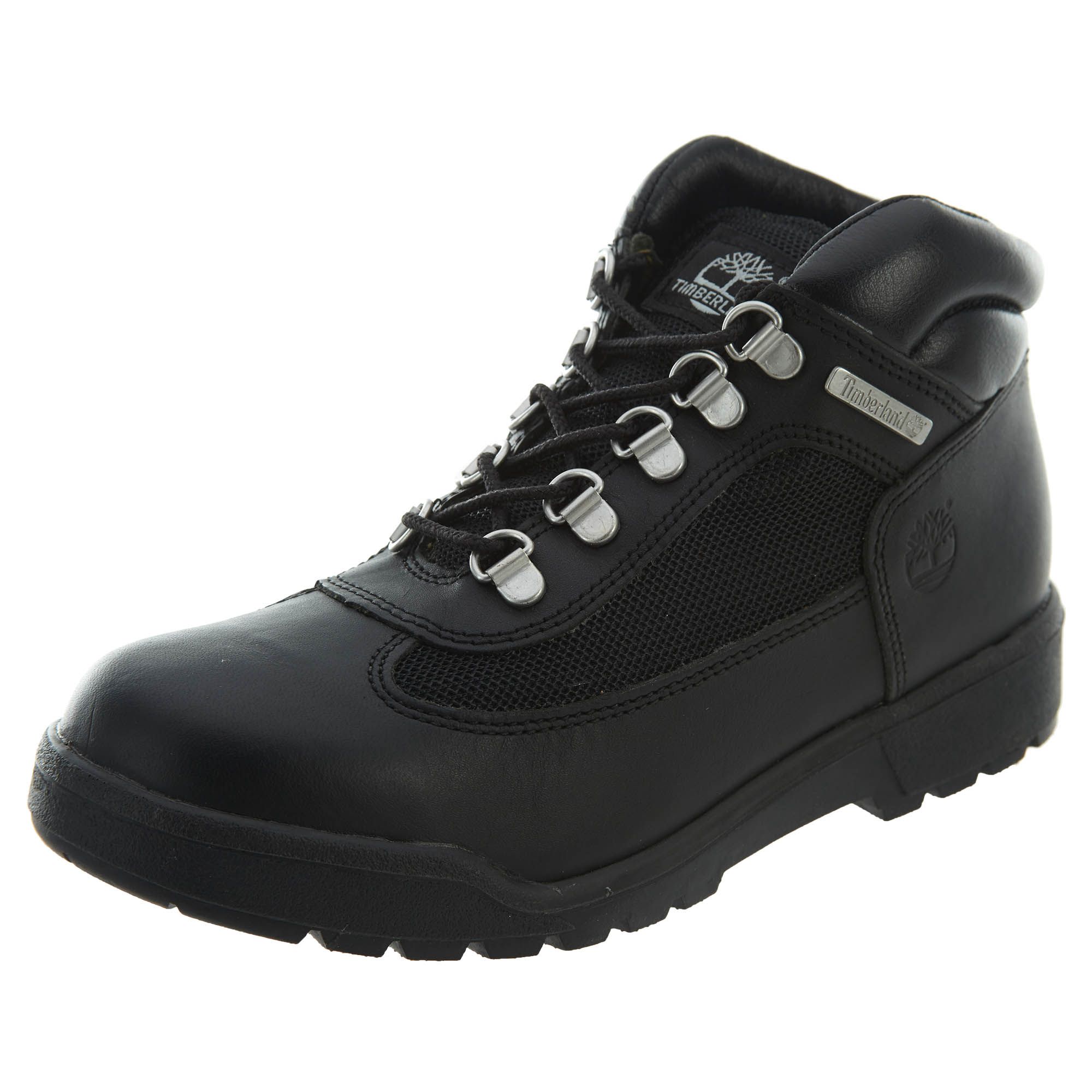 big kids black timberlands
