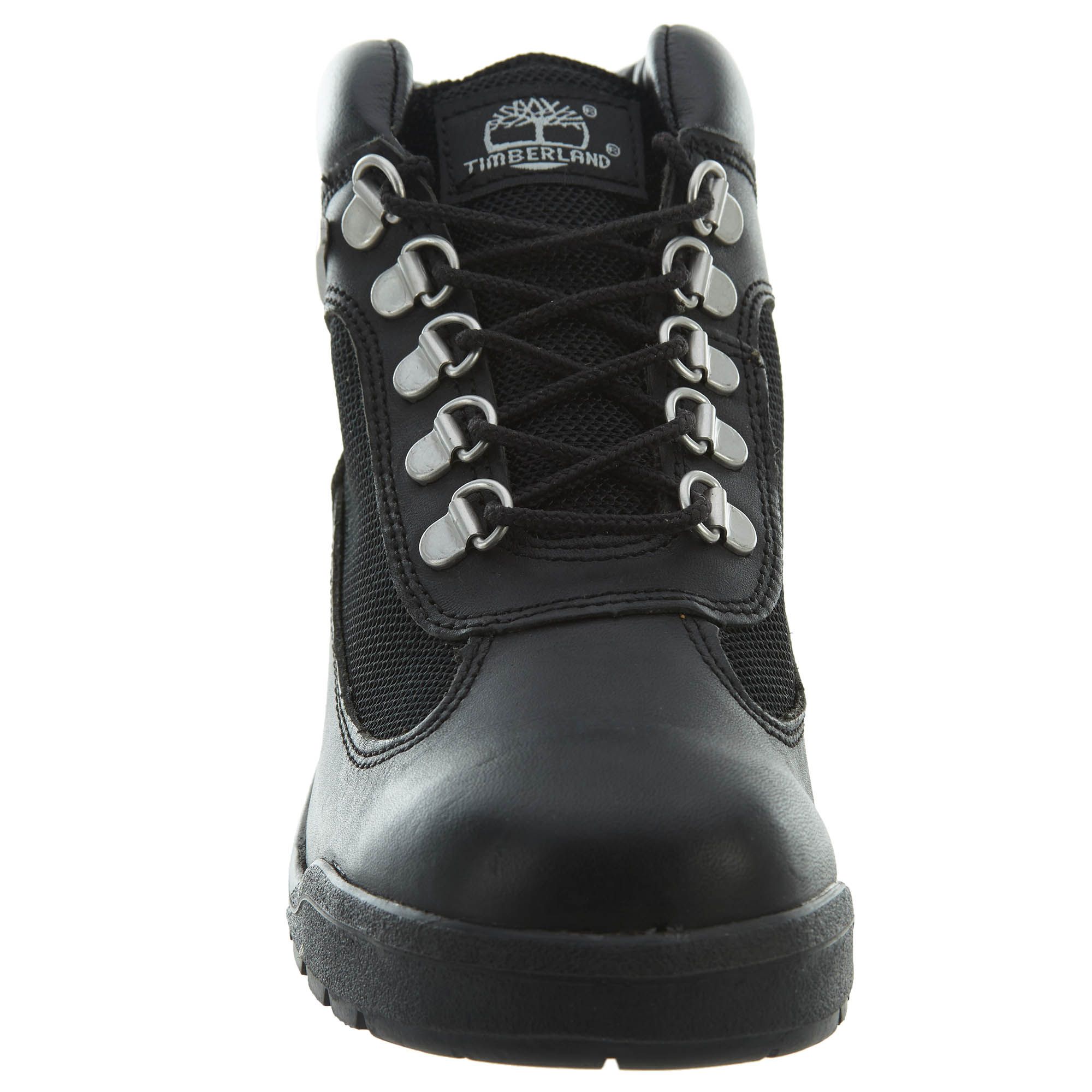 big kids black timberlands