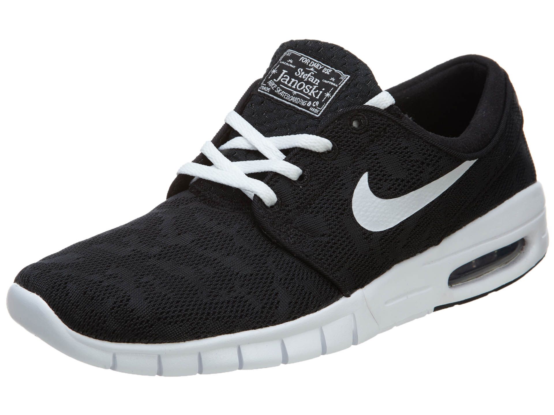 sb janoski max black white