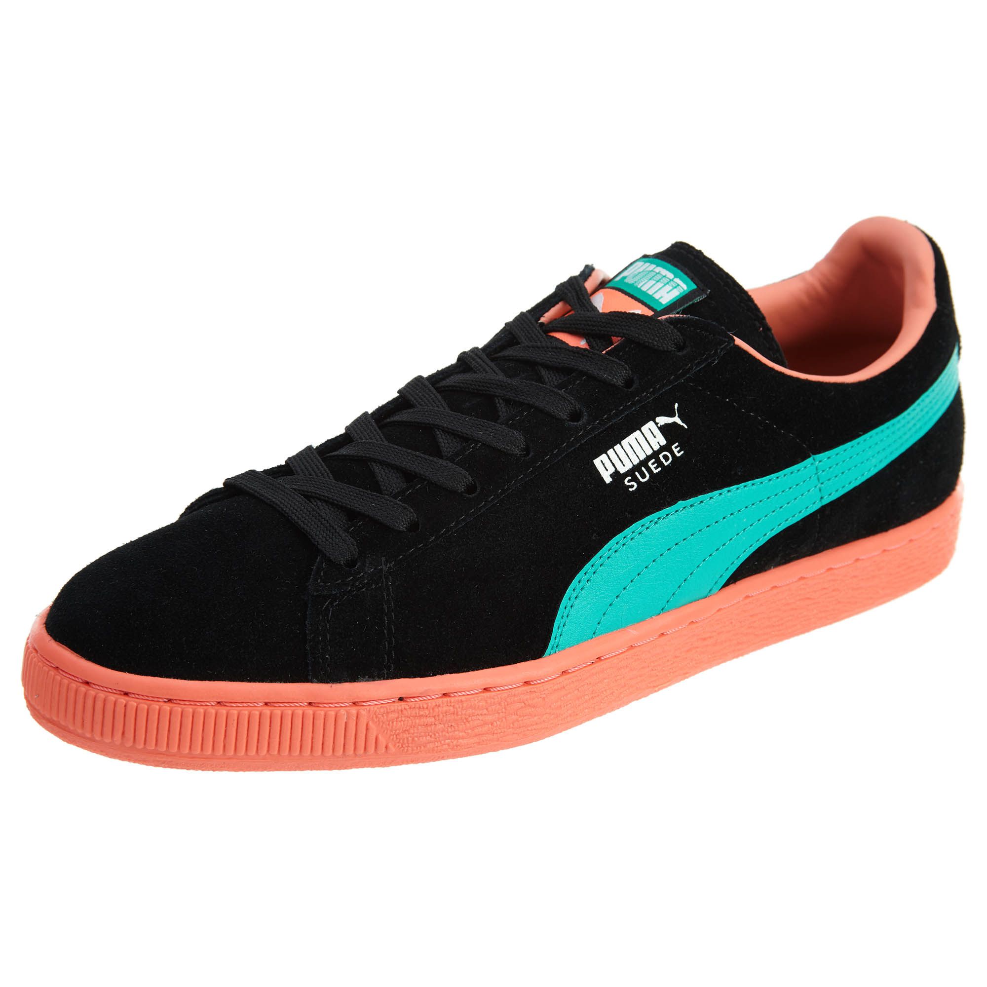 puma suede classic fluo peach