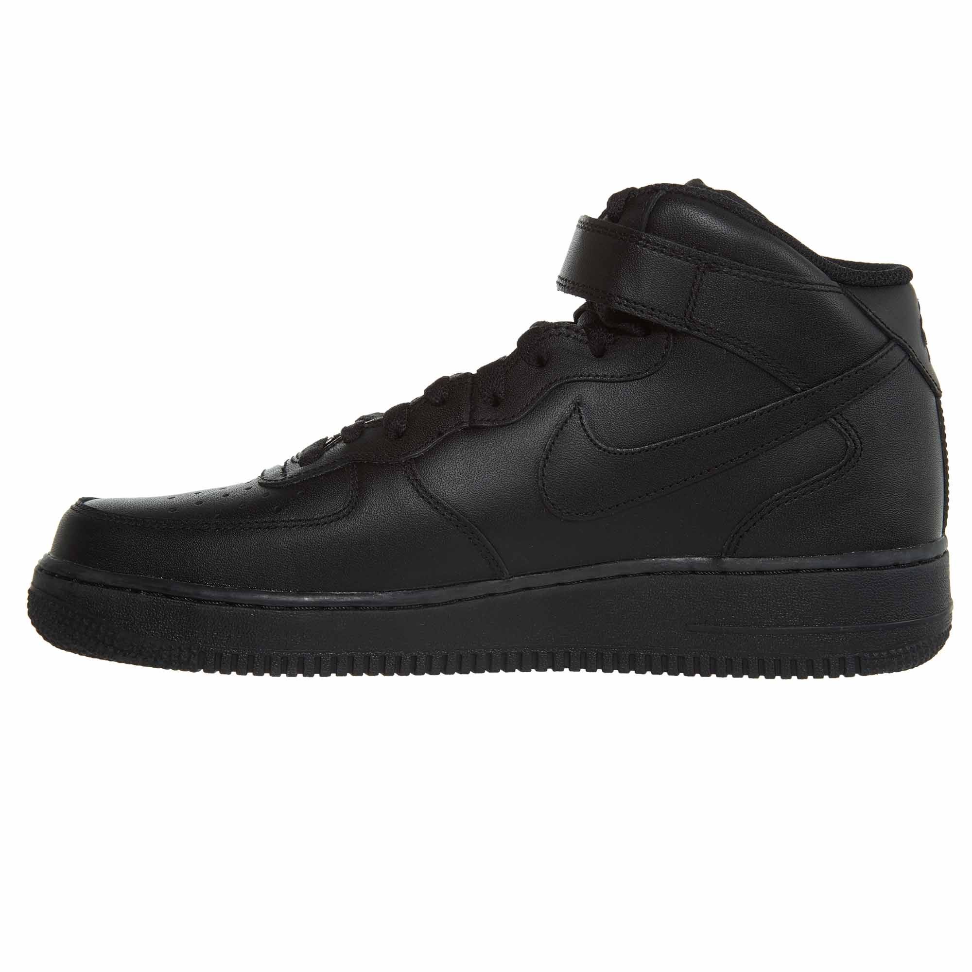 Nike Air Force 1 Mid 07 Le Black Black 001 Nike Air Force 1 Mid 07 Le Black Black 001