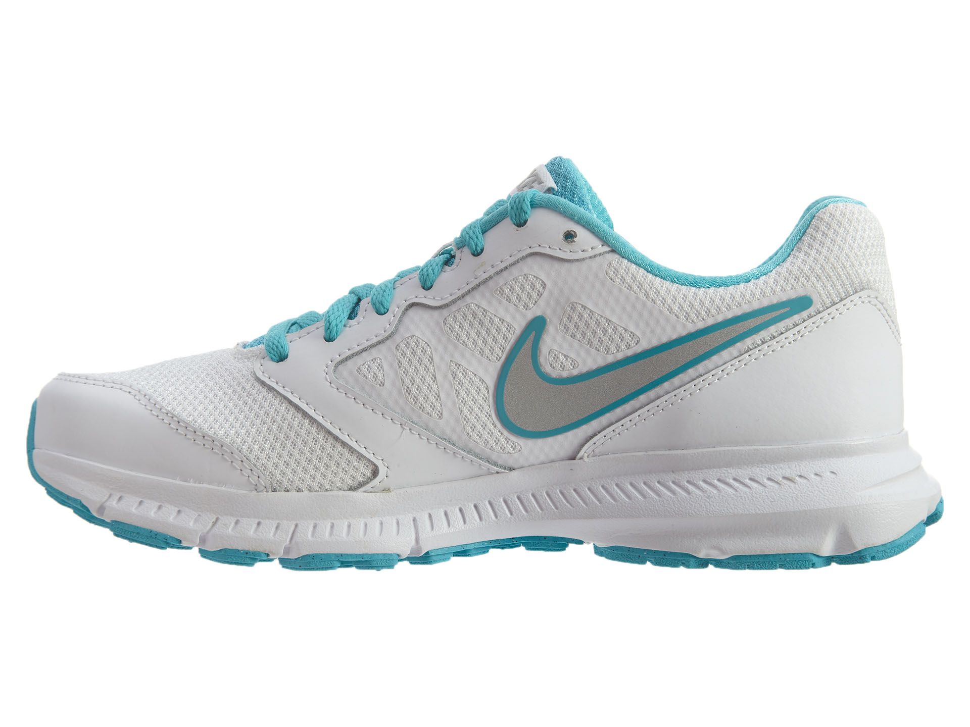 begynde rendering Ødelæggelse Nike Downshifter 6 White Metallic Silver-Gamma Blue-111