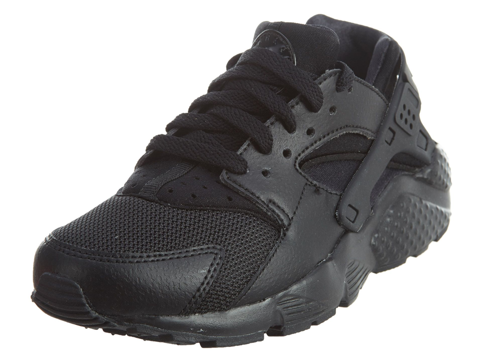 nike huarache run gs black