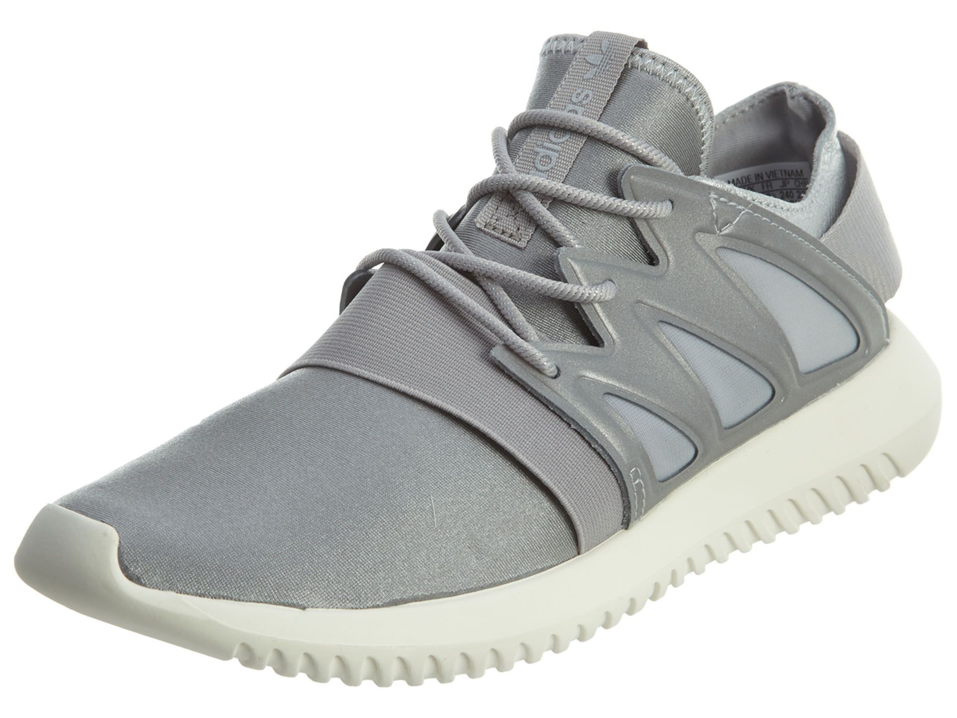 tubular viral shoes metallic silver