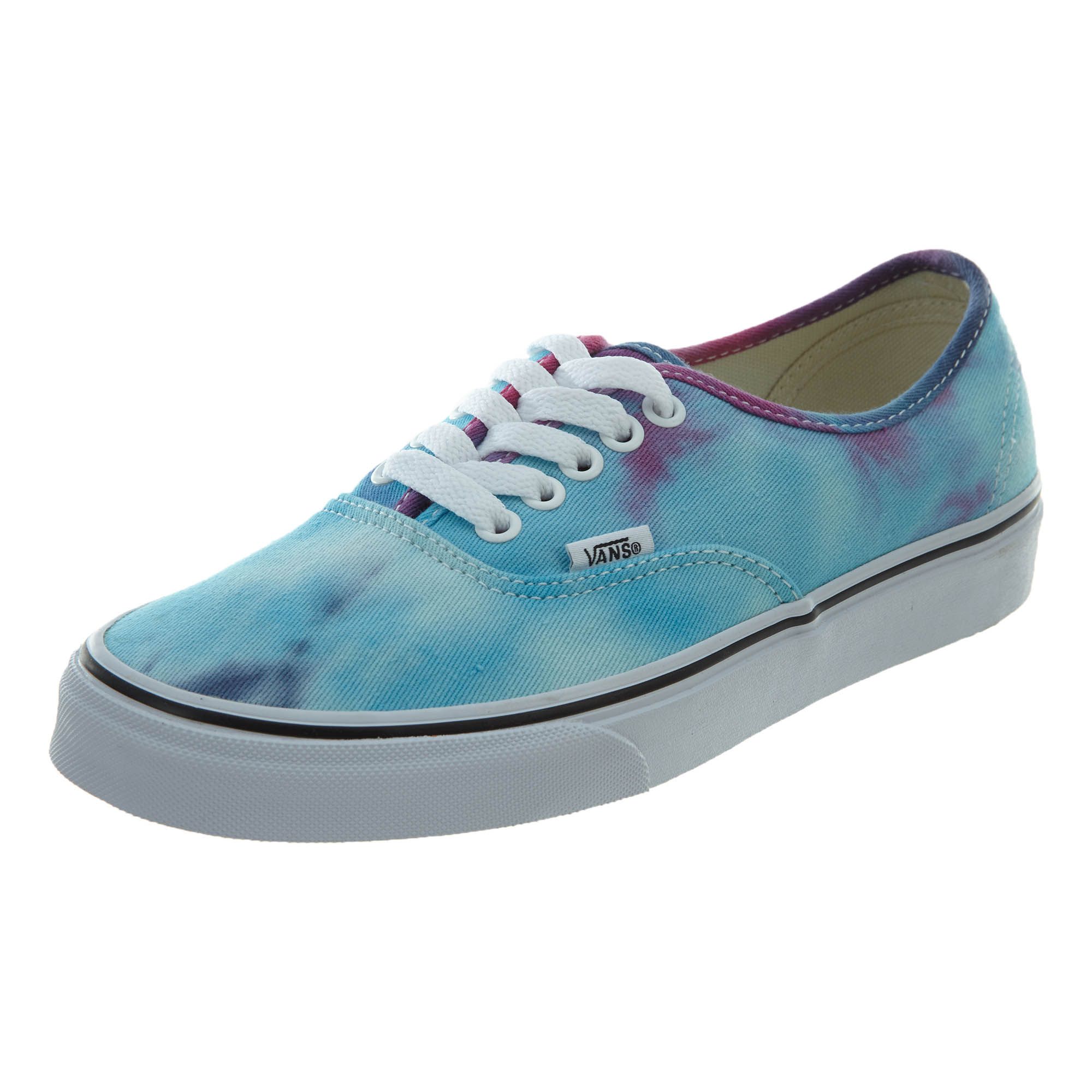 blue tie dye vans