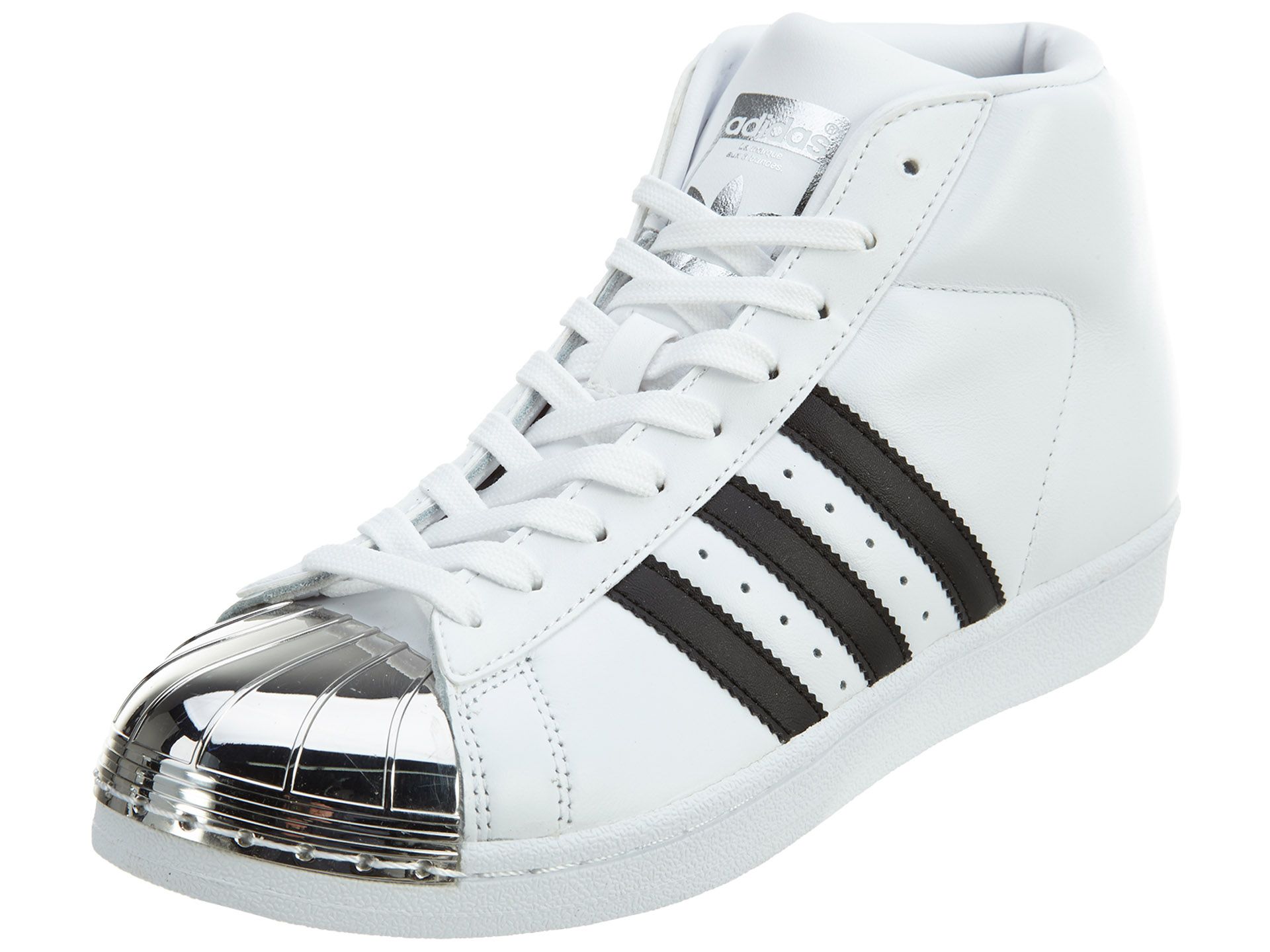 Adidas Promodel Metal Toe Womens Style : Bb2131-Wht/Blk/Gold