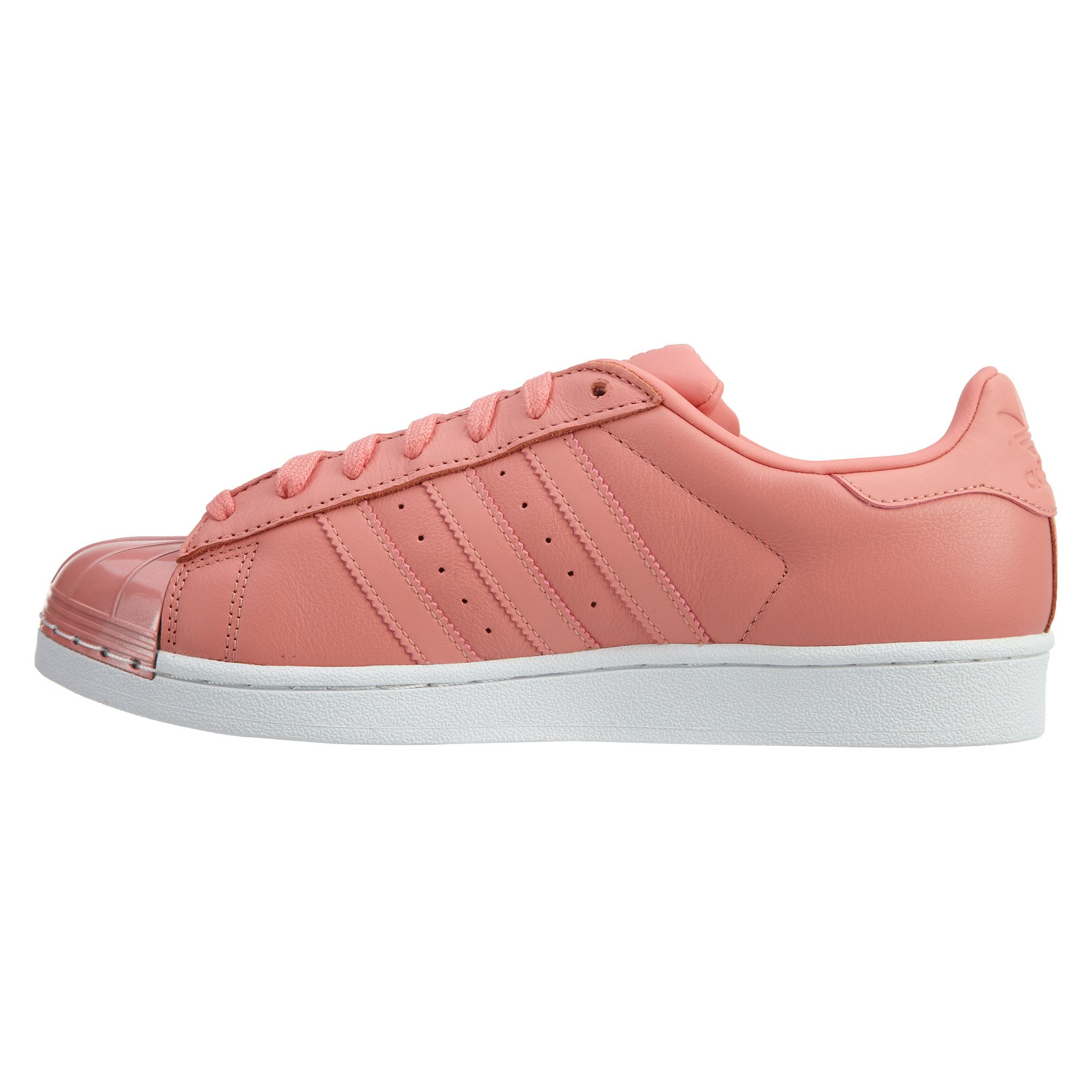 adidas superstar metal toe pink