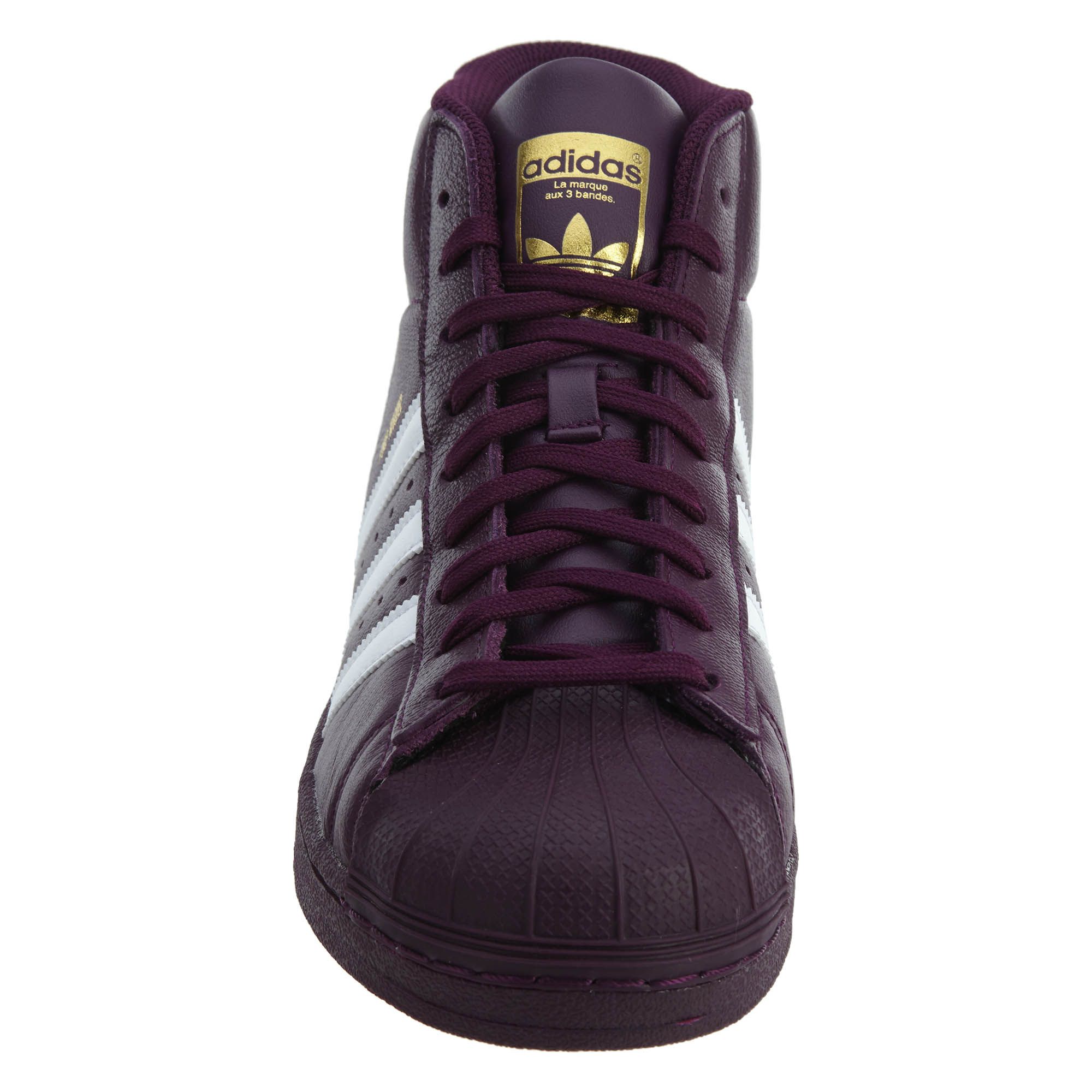 adidas pro model burgundy