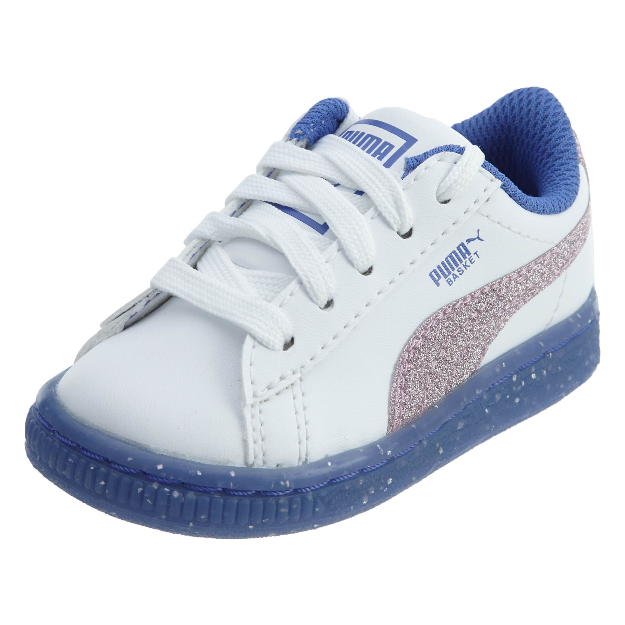 Puma Basket Iced Glitter 2 Infant Girls 