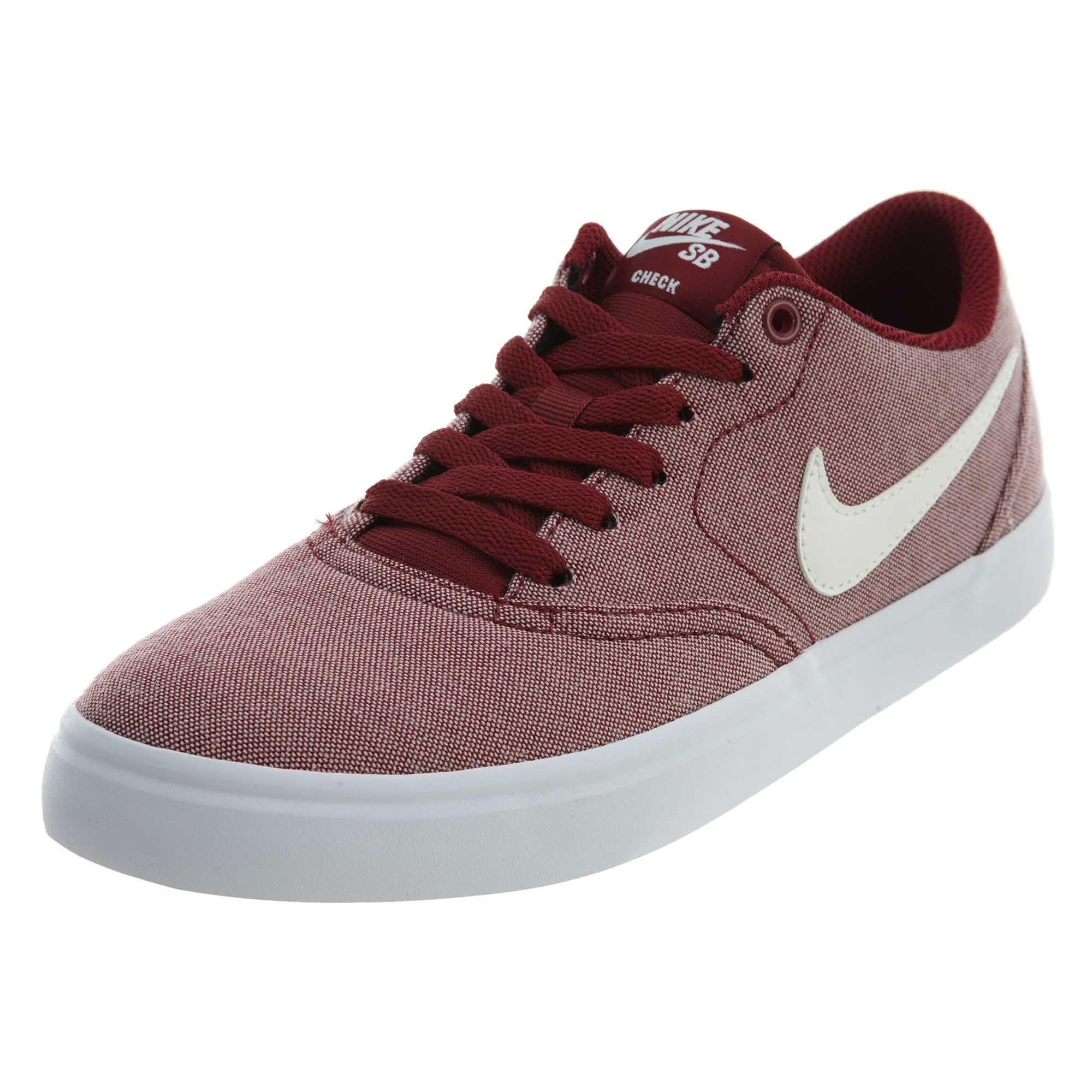 nike sb check solar canvas burgundy