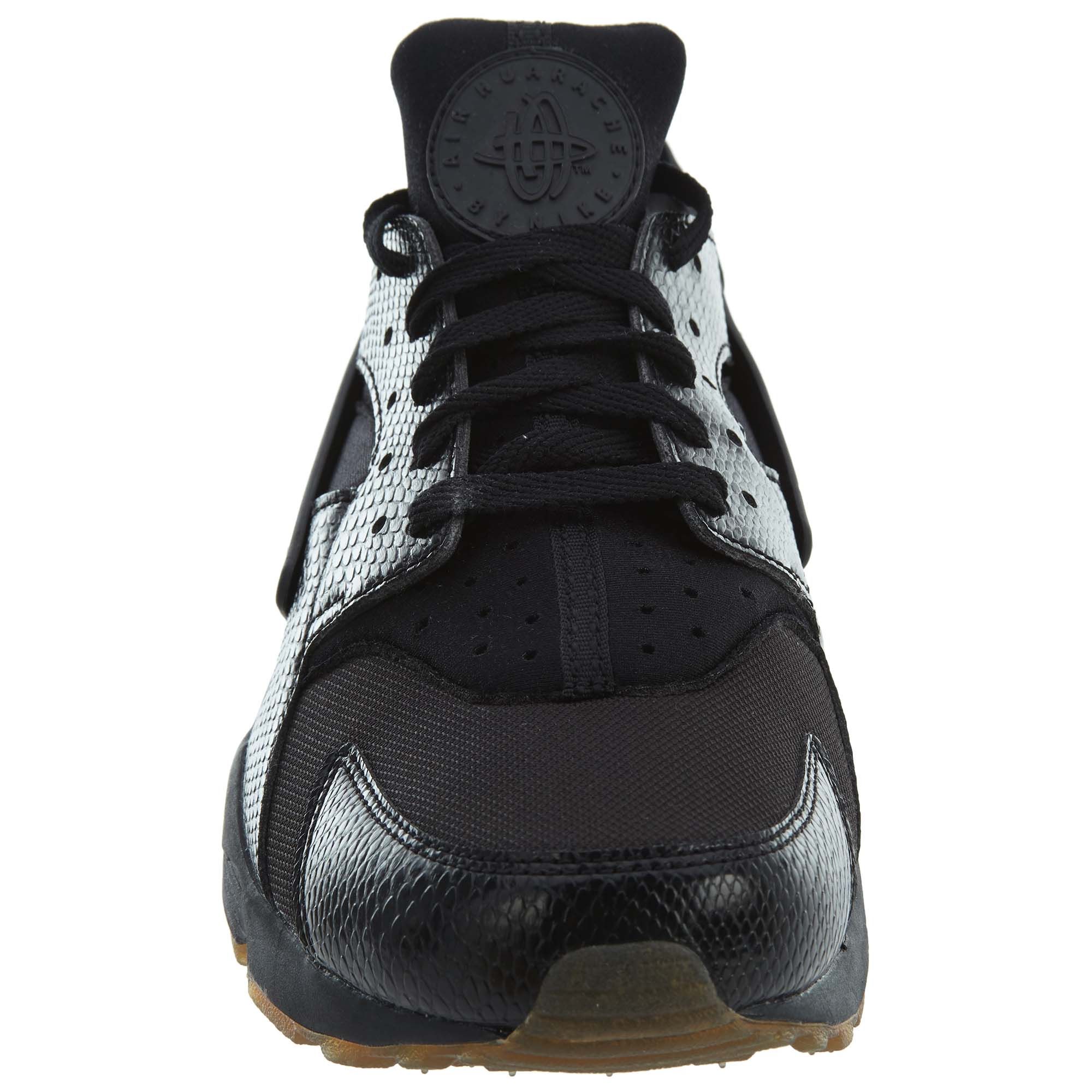 huarache snakeskin black