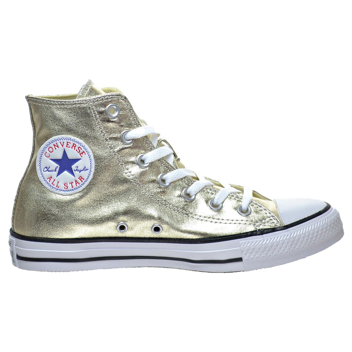 gold metallic converse