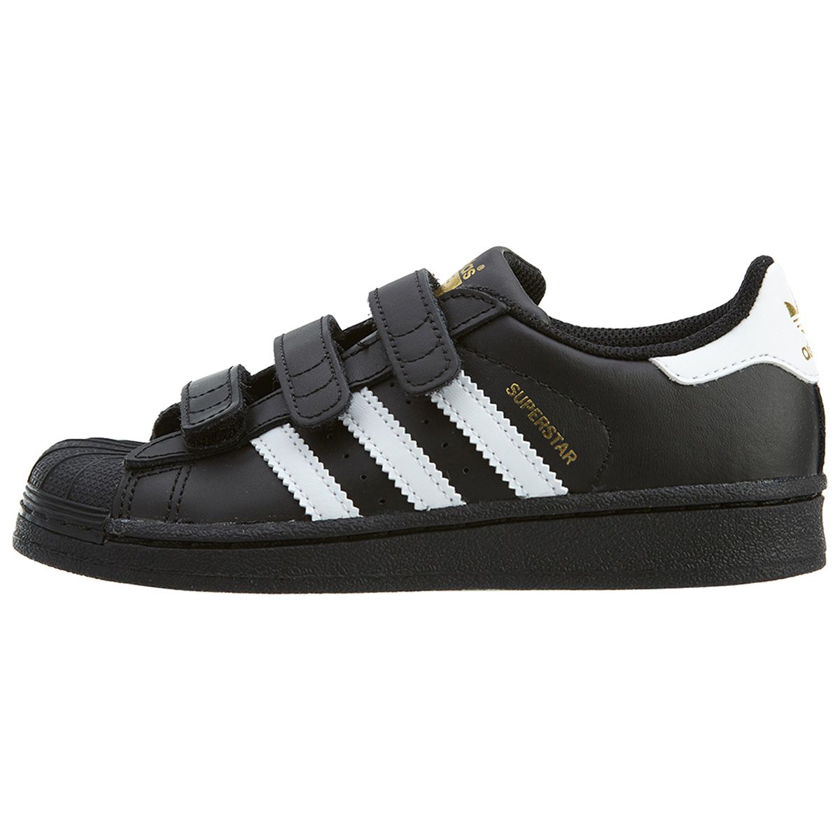 boys black adidas superstar