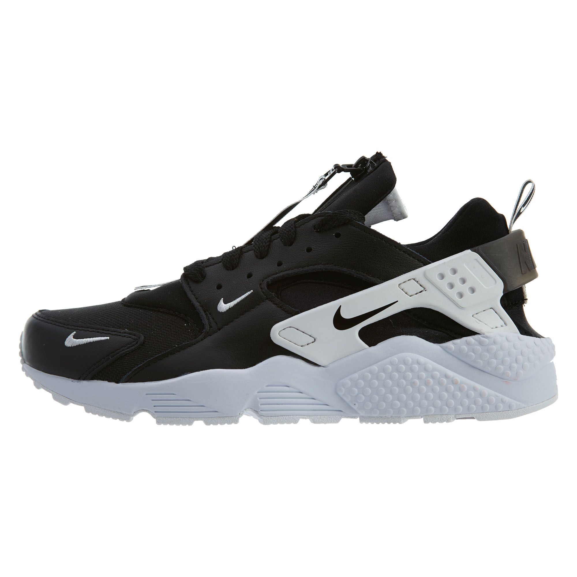 nike huarache premium zip black