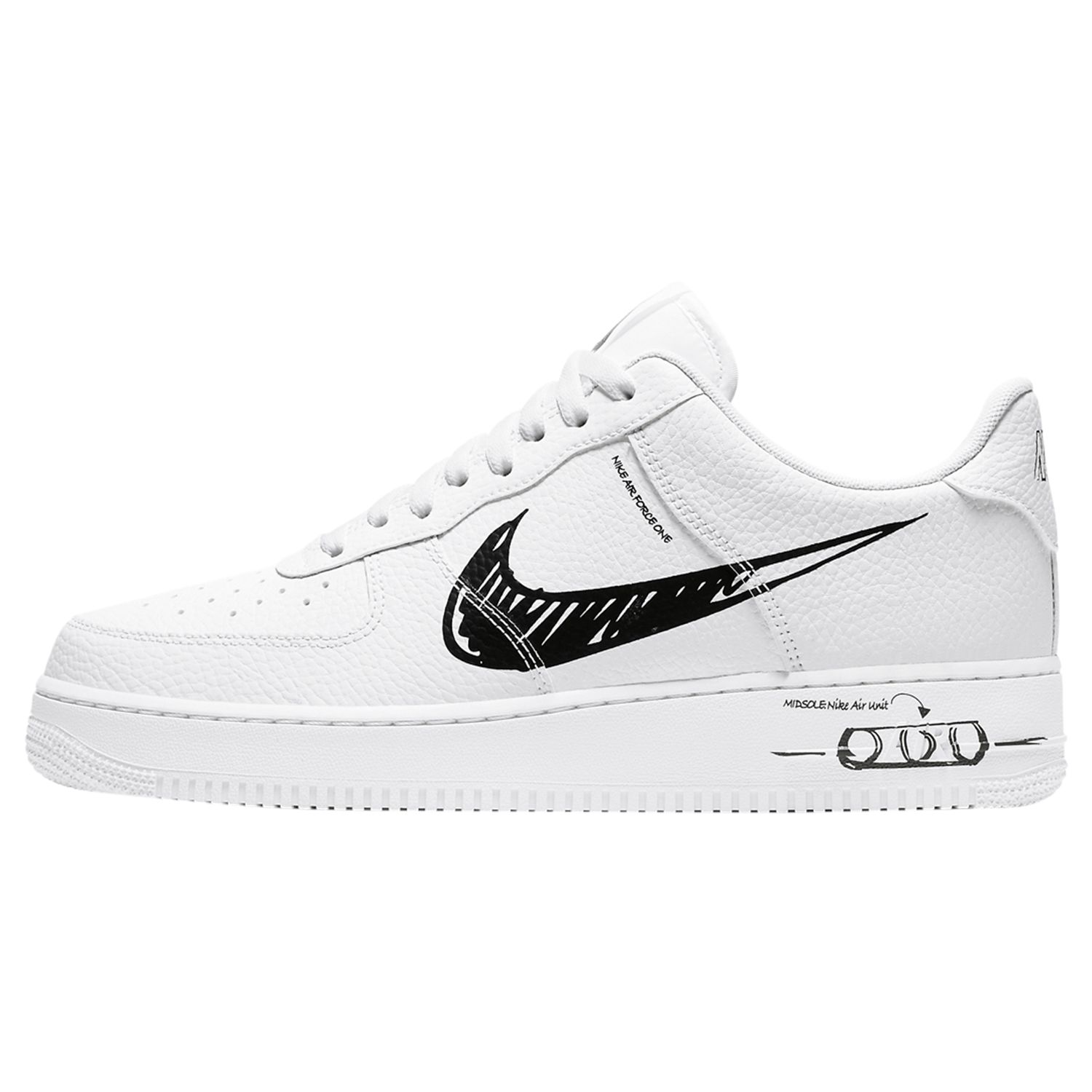 nike air force 1 lv8 utility white black