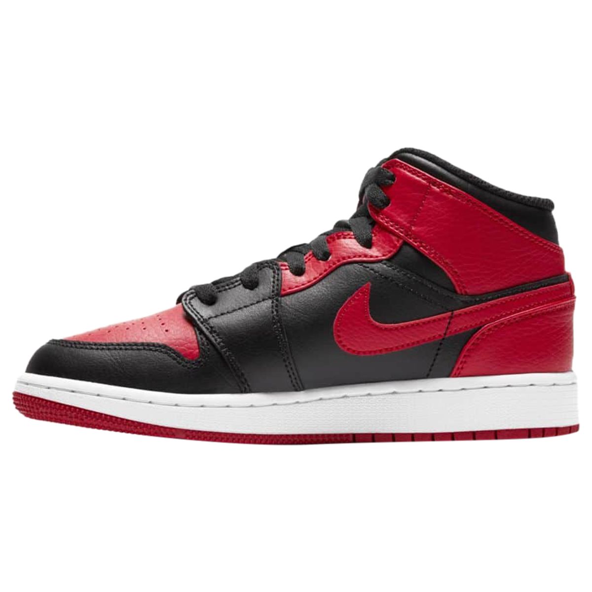 jordan 1 mid chicago black toe kids