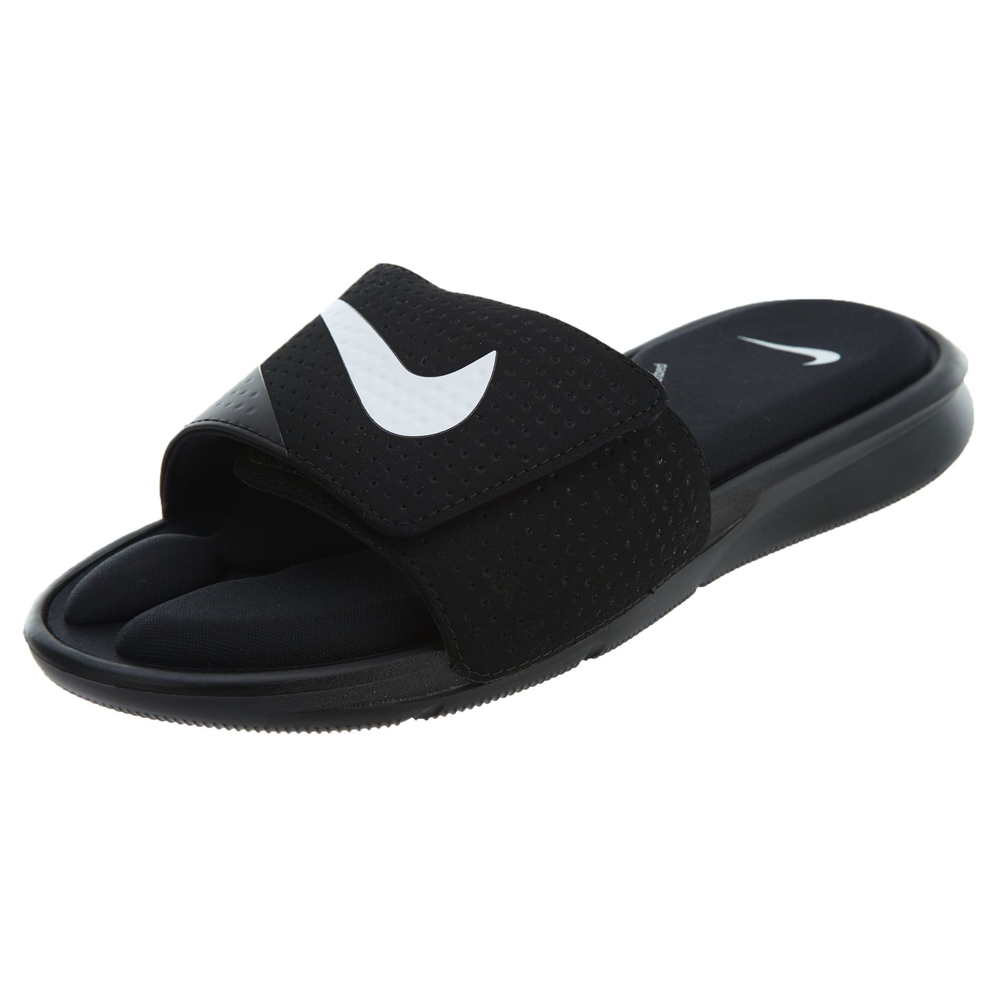 nike ultra comfort slide black