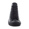 Converse Chuck Taylor Hi "Rubber" Sneaker Unisex Style : 144740c-BLACK