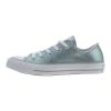 Converse All Star Ox Basketball Shoe  Womens Style : 553347c-Metallic Glacier/White/White
